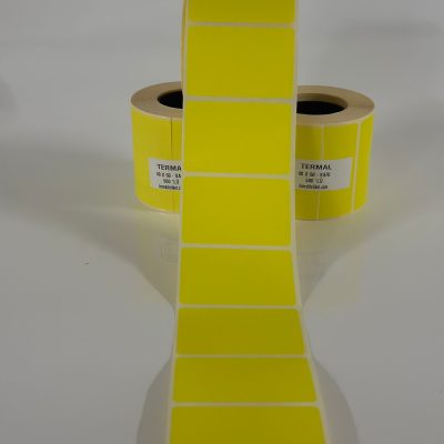 Sarı Eczane İlaç Tarif Etiketi 40×60 500 ’lü1 Rulo
