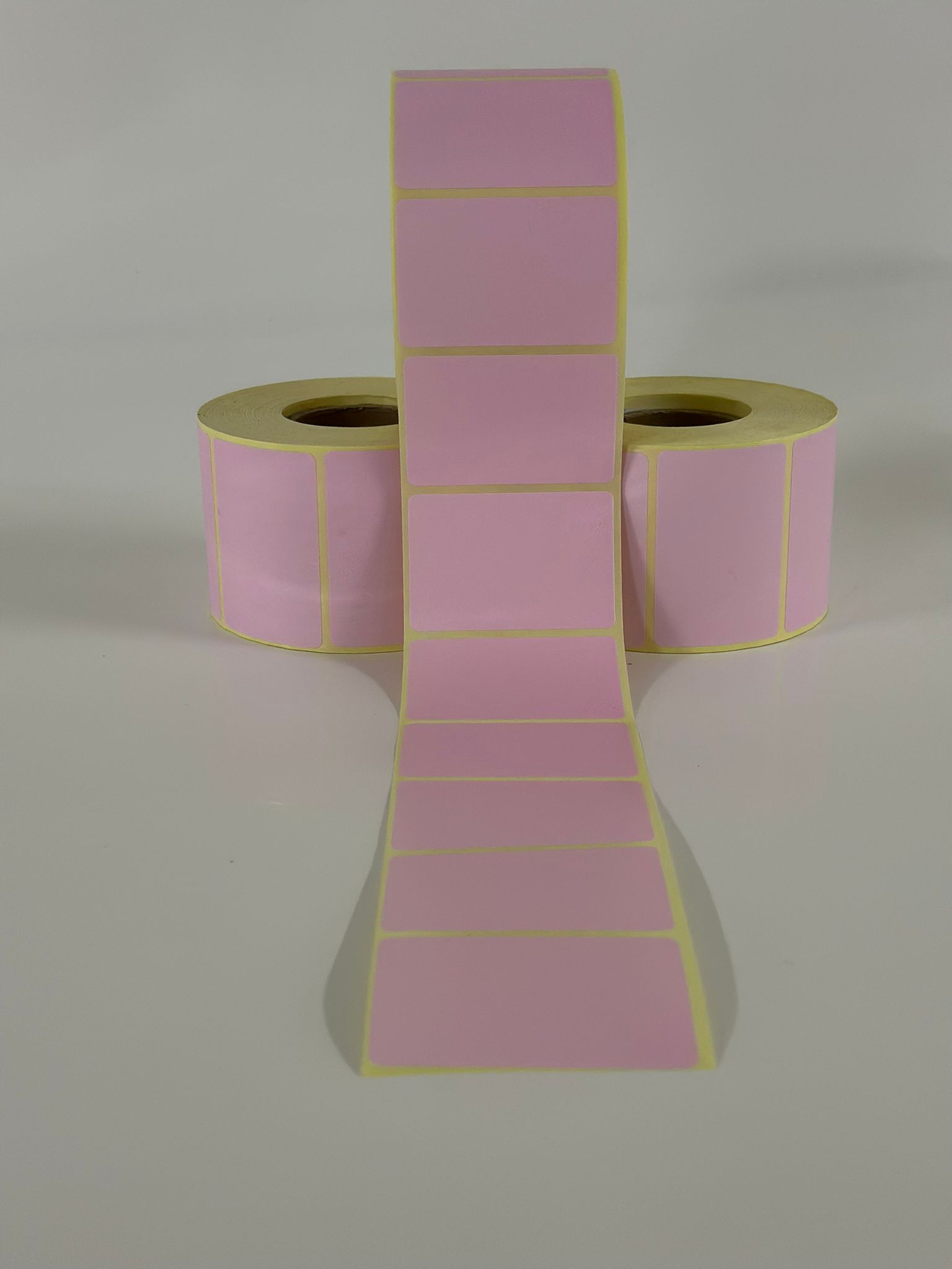 Pembe Eczane İlaç Tarif Etiketi 40x60 1000'li 25 Rulo - Görsel 2
